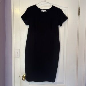 Motherhood Maternity Black short sleeve dress -L